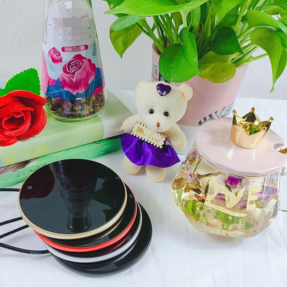 Coffee Mug Cup Warmer, Milk Tea Water Cup Heating Electric Touch Pad