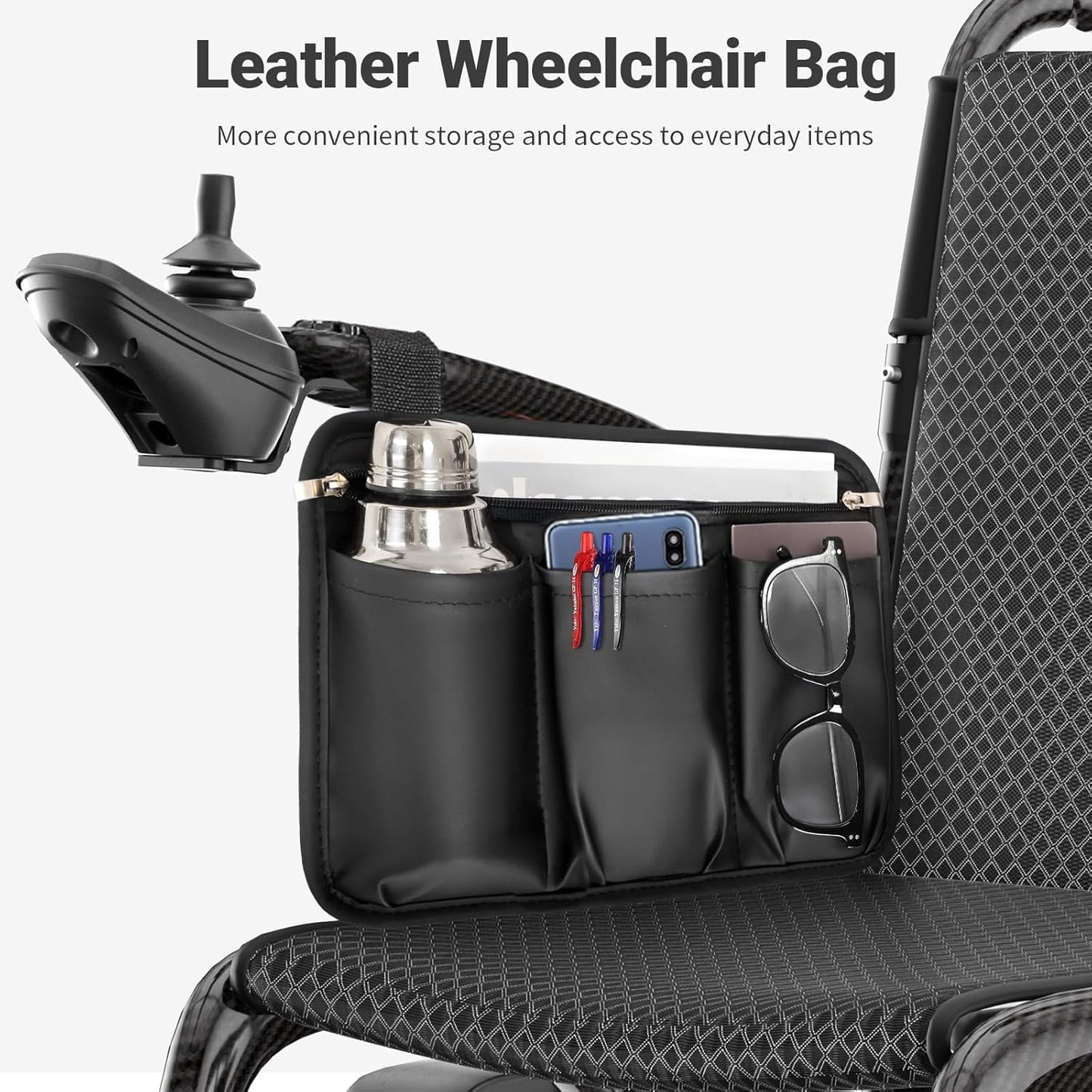 Carbon Fiber Foldable Electric Wheelchair – 28 lbs, 28-Mile Range