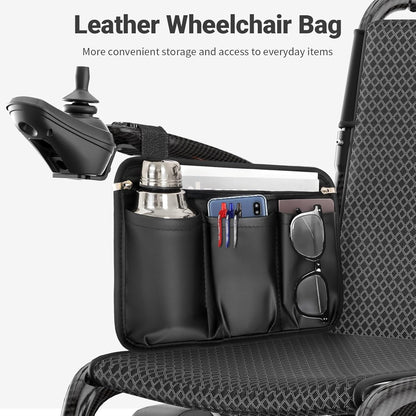 Carbon Fiber Foldable Electric Wheelchair – 28 lbs, 28-Mile Range