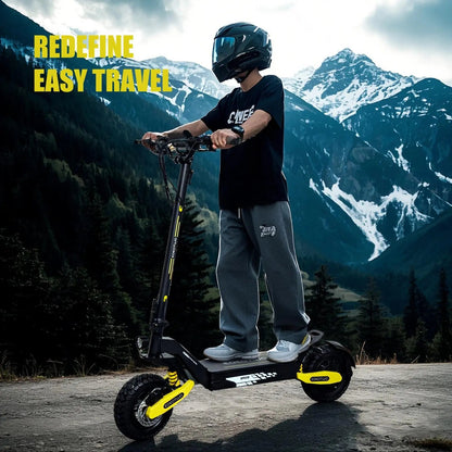 48V-23.4AH | 1200W Long Range Adult Electric Scooter