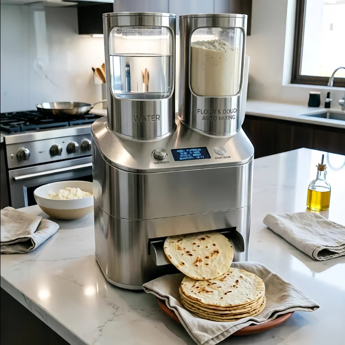 Automatic Smart Pancake Griddle – Multi-Flour & Multi-Cake Cooking Machine